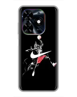 Чехол для TECNO Spark Go 2024 (BG6) с картинкой «Jordan Jumpman» Чехол для TECNO Spark Go 2024 (BG6) с картинкой «Jordan Jumpman»