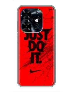 Чехол для TECNO Spark Go 2024 (BG6) с картинкой «Nike Just Do It» Чехол для TECNO Spark Go 2024 (BG6) с картинкой «Nike Just Do It»