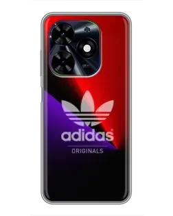 Чехол для TECNO Spark Go 2024 (BG6) с картинкой «Adidas Red Neon»