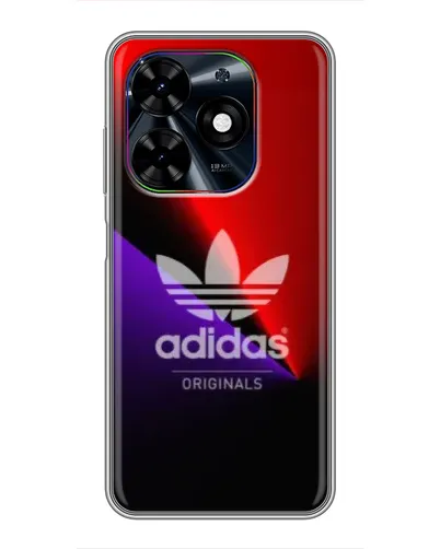 Чехол для TECNO Spark Go 2024 (BG6) с картинкой «Adidas Red Neon»