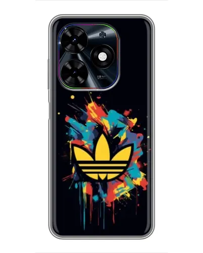 Чехол для TECNO Spark Go 2024 (BG6) с картинкой «Adidas Splash»