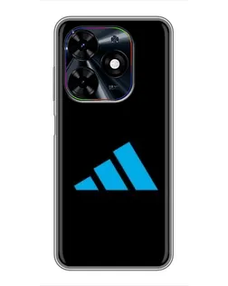 Чехол для TECNO Spark Go 2024 (BG6) с картинкой «Adidas Cyan Logo» Чехол для TECNO Spark Go 2024 (BG6) с картинкой «Adidas Cyan Logo»