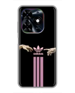 Чехол для TECNO Spark Go 2024 (BG6) с картинкой «Adidas Hands» Чехол для TECNO Spark Go 2024 (BG6) с картинкой «Adidas Hands»