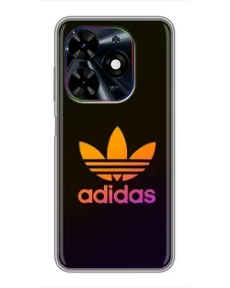 Чехол для TECNO Spark Go 2024 (BG6) с картинкой «Градиент Adidas» Чехол для TECNO Spark Go 2024 (BG6) с картинкой «Градиент Adidas»