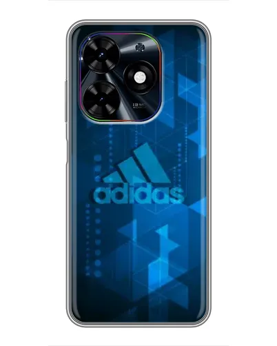 Чехол для TECNO Spark Go 2024 (BG6) с картинкой «Adidas Sport Art»