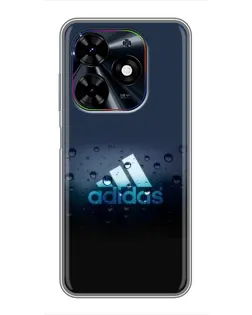 Чехол для TECNO Spark Go 2024 (BG6) с картинкой «Adidas Water Drops» Чехол для TECNO Spark Go 2024 (BG6) с картинкой «Adidas Water Drops»