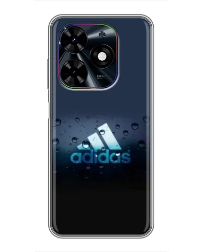 Чехол для TECNO Spark Go 2024 (BG6) с картинкой «Adidas Water Drops»
