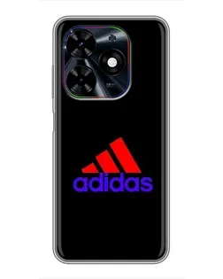 Чехол для TECNO Spark Go 2024 (BG6) с картинкой «Классический Adidas» Чехол для TECNO Spark Go 2024 (BG6) с картинкой «Классический Adidas»