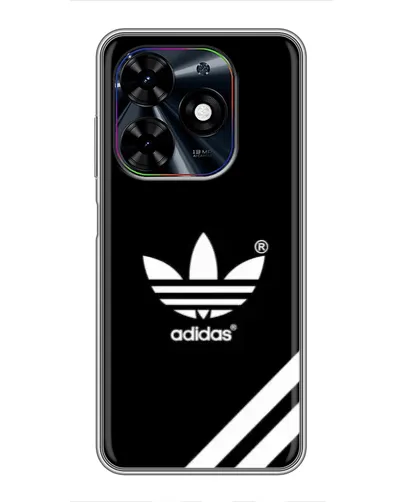 Чехол для TECNO Spark Go 2024 (BG6) с картинкой «Adidas с диагональными полосами»