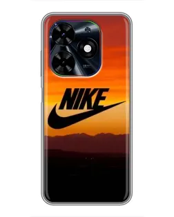 Чехол для TECNO Spark Go 2024 (BG6) с картинкой «Nike — вечерний горизонт»