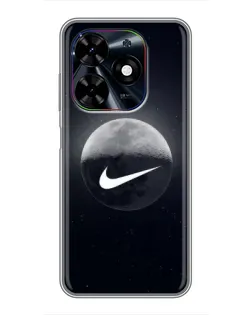 Чехол для TECNO Spark Go 2024 (BG6) с картинкой «Nike в стиле граффити»