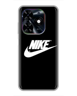 Чехол для TECNO Spark Go 2024 (BG6) с картинкой «Мазки краски Nike»