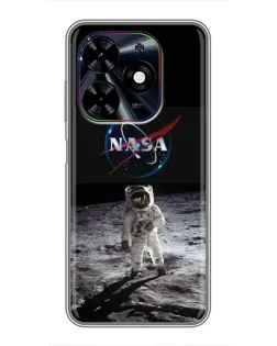 Чехол для TECNO Spark Go 2024 (BG6) с картинкой «Астронавт на Луне» Чехол для TECNO Spark Go 2024 (BG6) с картинкой «Астронавт на Луне»