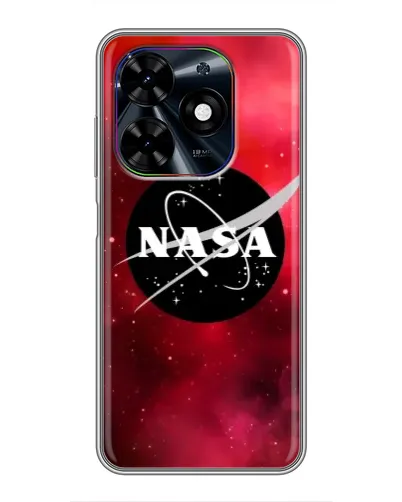Чехол для TECNO Spark Go 2024 (BG6) с картинкой «NASA — красная туманность»
