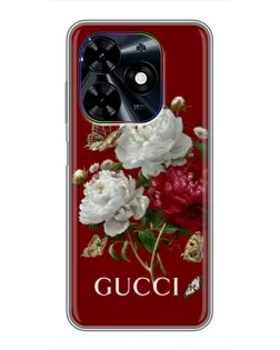 Чехол для TECNO Spark Go 2024 (BG6) с картинкой «Gucci —  сад»