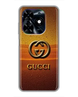 Чехол для TECNO Spark Go 2024 (BG6) с картинкой «Gucci — солнечный градиент»