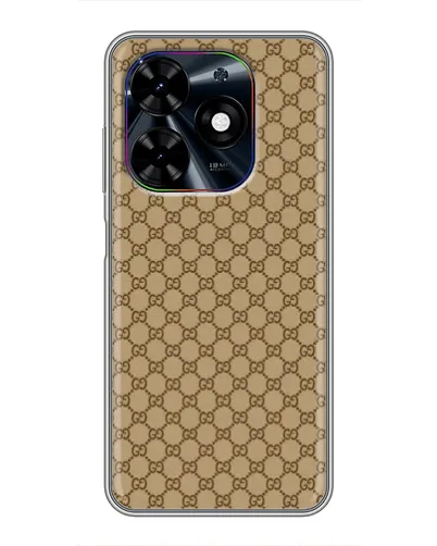 Чехол для TECNO Spark Go 2024 (BG6) с картинкой «Gucci — классический беж» Чехол для TECNO Spark Go 2024 (BG6) с картинкой «Gucci — классический беж»