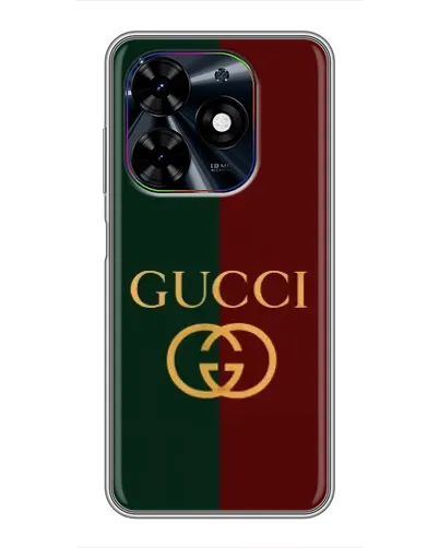 Чехол для TECNO Spark Go 2024 (BG6) с картинкой «Gucci — темно-зеленый градиент» Чехол для TECNO Spark Go 2024 (BG6) с картинкой «Gucci — темно-зеленый градиент»