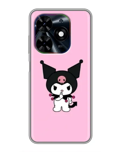 Чехол для TECNO Spark Go 2024 (BG6) с картинкой «Kuromi — розовая нежность»