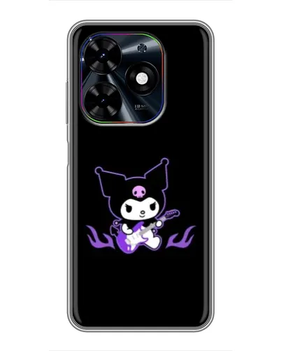 Чехол для TECNO Spark Go 2024 (BG6) с картинкой «Электрическая Kuromi»