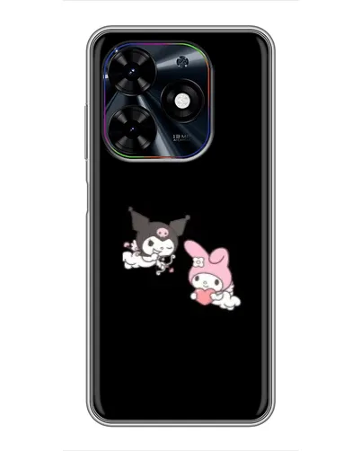 Чехол для TECNO Spark Go 2024 (BG6) с картинкой «My Melody и Kuromi»