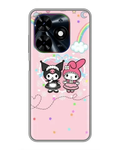 Чехол для TECNO Spark Go 2024 (BG6) с картинкой «My Melody и Kuromi»