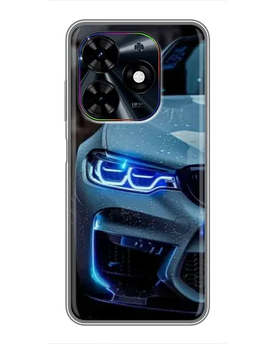Чехол для TECNO Spark Go 2024 (BG6) с картинкой «Взгляд BMW с синими фарами» Чехол для TECNO Spark Go 2024 (BG6) с картинкой «Взгляд BMW с синими фарами»