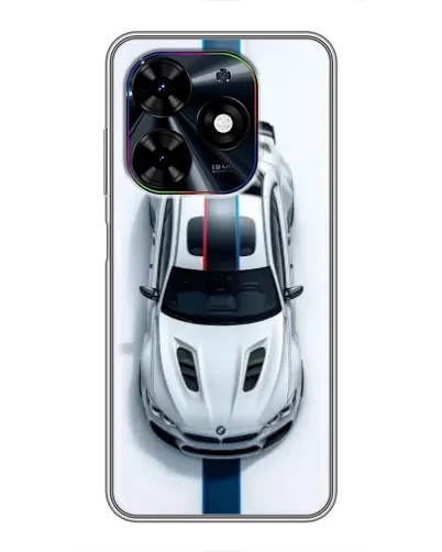Чехол для TECNO Spark Go 2024 (BG6) с картинкой «Вид сверху — BMW M» Чехол для TECNO Spark Go 2024 (BG6) с картинкой «Вид сверху — BMW M»
