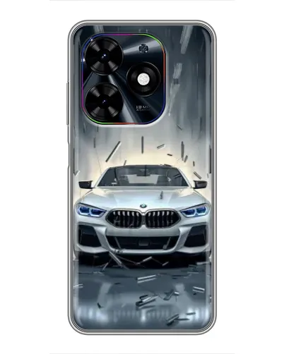 Чехол для TECNO Spark Go 2024 (BG6) с картинкой «BMW в свете фар» Чехол для TECNO Spark Go 2024 (BG6) с картинкой «BMW в свете фар»