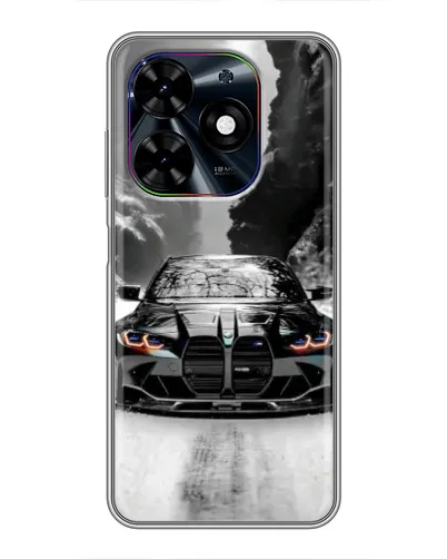 Чехол для TECNO Spark Go 2024 (BG6) с картинкой «BMW — акварельный дрифт» Чехол для TECNO Spark Go 2024 (BG6) с картинкой «BMW — акварельный дрифт»