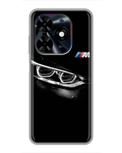 Чехол для TECNO Spark Go 2024 (BG6) с картинкой «BMW — взгляд тигра» Чехол для TECNO Spark Go 2024 (BG6) с картинкой «BMW — взгляд тигра»