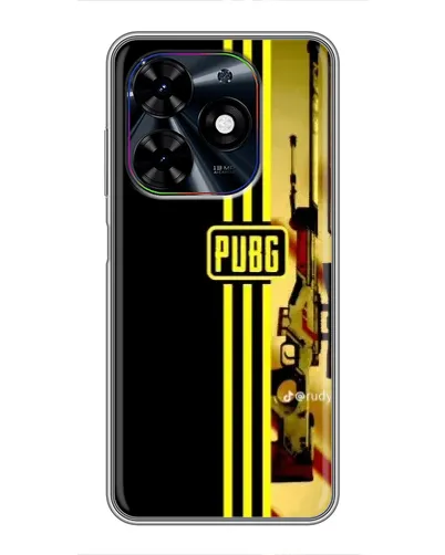 Чехол для TECNO Spark Go 2024 (BG6) с картинкой «PUBG — камуфляжный шлем»