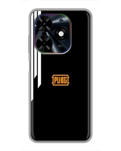 Чехол для TECNO Spark Go 2024 (BG6) с картинкой «PUBG — вертикальные линии»