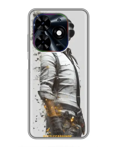 Чехол для TECNO Spark Go 2024 (BG6) с картинкой «PUBG — боец в пыли»
