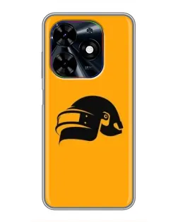 Чехол для TECNO Spark Go 2024 (BG6) с картинкой «PUBG — золотой шлем» Чехол для TECNO Spark Go 2024 (BG6) с картинкой «PUBG — золотой шлем»