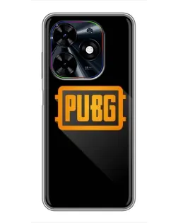 Чехол для TECNO Spark Go 2024 (BG6) с картинкой «PUBG — рамка лого» Чехол для TECNO Spark Go 2024 (BG6) с картинкой «PUBG — рамка лого»