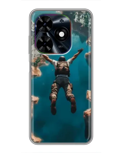 Чехол для TECNO Spark Go 2024 (BG6) с картинкой «PUBG — свободное падение»