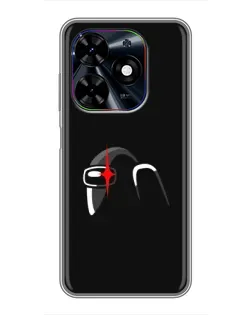 Чехол для TECNO Spark Go 2024 (BG6) с картинкой «Among Us шлем»