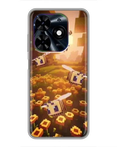 Чехол для TECNO Spark Go 2024 (BG6) с картинкой «Поле подсолнухов»