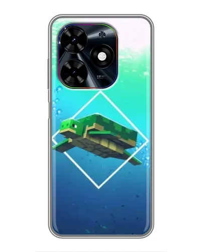 Чехол для TECNO Spark Go 2024 (BG6) с картинкой «Черепаха Minecraft» Чехол для TECNO Spark Go 2024 (BG6) с картинкой «Черепаха Minecraft»