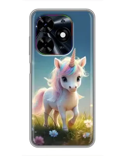 Чехол для TECNO Spark Go 2024 (BG6) с картинкой «Единорог на поляне» Чехол для TECNO Spark Go 2024 (BG6) с картинкой «Единорог на поляне»