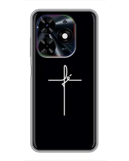 Чехол для TECNO Spark Go 2024 (BG6) с картинкой «Тонкий крест» Чехол для TECNO Spark Go 2024 (BG6) с картинкой «Тонкий крест»