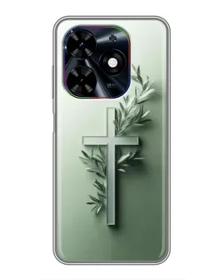 Чехол для TECNO Spark Go 2024 (BG6) с картинкой «Оливковая ветвь» Чехол для TECNO Spark Go 2024 (BG6) с картинкой «Оливковая ветвь»
