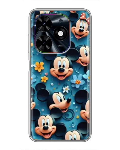 Чехол для TECNO Spark Go 2024 (BG6) с картинкой «Паттерн Микки и Минни» Чехол для TECNO Spark Go 2024 (BG6) с картинкой «Паттерн Микки и Минни»