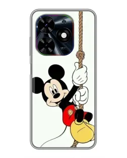 Чехол для TECNO Spark Go 2024 (BG6) с картинкой «Mickey на канате»