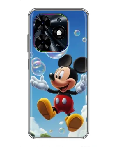 Чехол для TECNO Spark Go 2024 (BG6) с картинкой «Mickey и мыльные пузыри» Чехол для TECNO Spark Go 2024 (BG6) с картинкой «Mickey и мыльные пузыри»