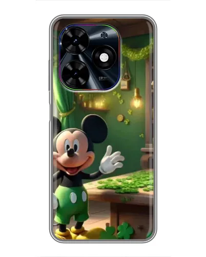 Чехол для TECNO Spark Go 2024 (BG6) с картинкой «Микки в мастерской» Чехол для TECNO Spark Go 2024 (BG6) с картинкой «Микки в мастерской»