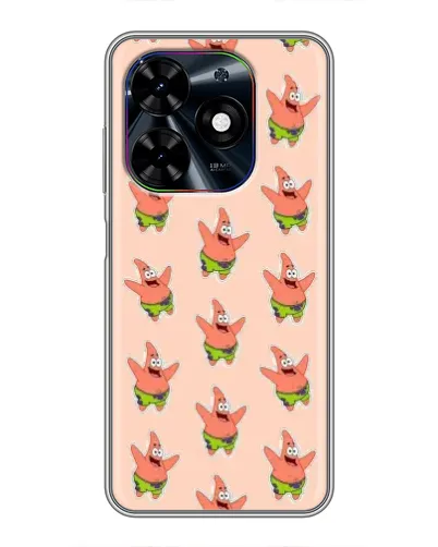 Чехол для TECNO Spark Go 2024 (BG6) с картинкой «Патрик Стар паттерн» Чехол для TECNO Spark Go 2024 (BG6) с картинкой «Патрик Стар паттерн»