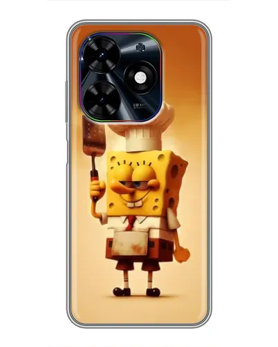 Чехол для TECNO Spark Go 2024 (BG6) с картинкой «Губка Боб повар» Чехол для TECNO Spark Go 2024 (BG6) с картинкой «Губка Боб повар»