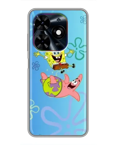Чехол для TECNO Spark Go 2024 (BG6) с картинкой «Спанч Боб и Патрик» Чехол для TECNO Spark Go 2024 (BG6) с картинкой «Спанч Боб и Патрик»
